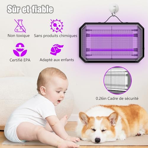 Vue 5 de Seenlast Lampe Anti Moustique