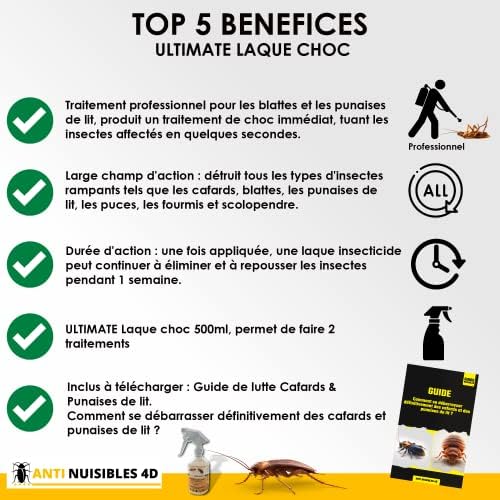 Vue 3 de Anti Cafards Puissant Professionnel