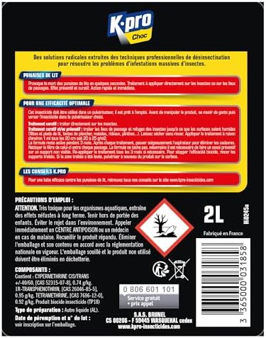 Vue 4 de Kapo Choc Insecticide Punaises