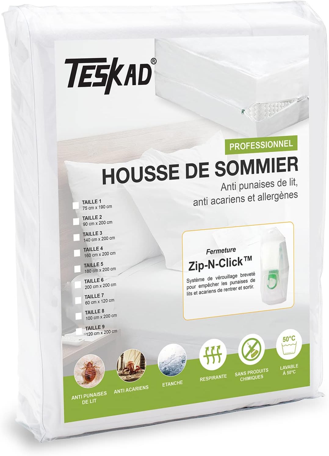 Teskad Housse De Sommier