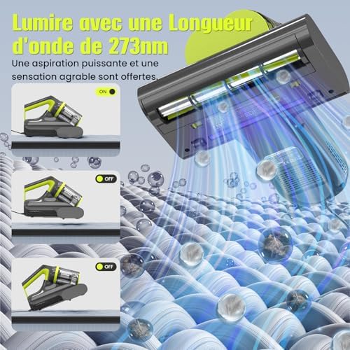 Vue 4 de Aspirateur Matelas Aspirateur Anti