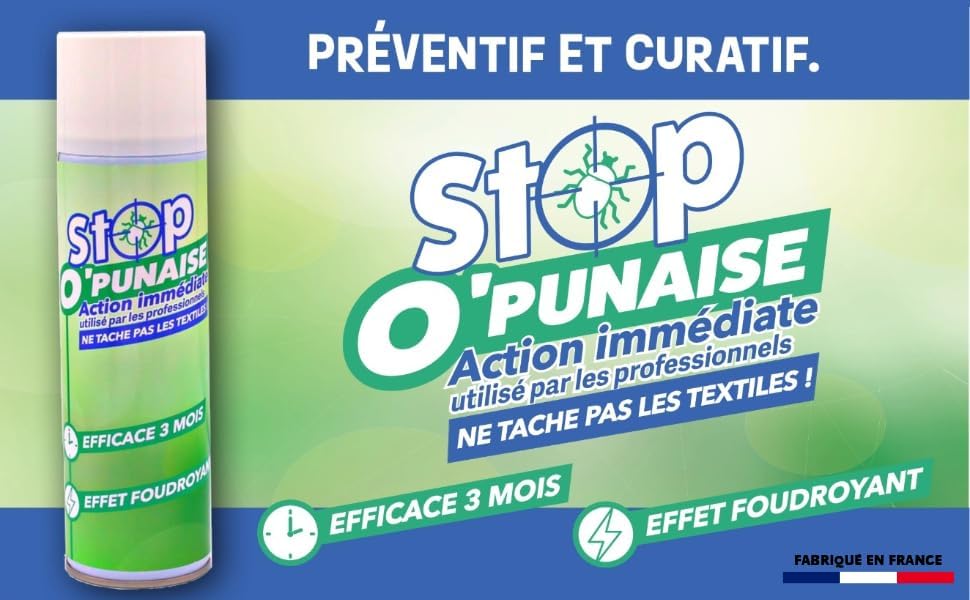 Vue 2 de Stopopunaise Pro Spray Anti