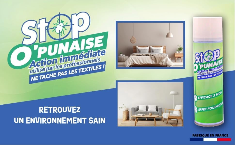 Vue 3 de Stopopunaise Pro Spray Anti