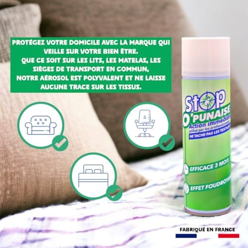 Vue 5 de Stopopunaise Pro Spray Anti