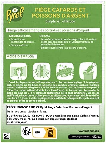 Vue 2 de Pyrel Pieges Cafards Et