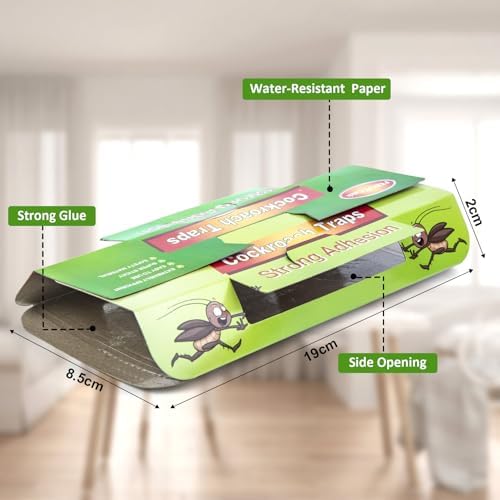 Vue 2 de Pieces Piege Cafard Produit