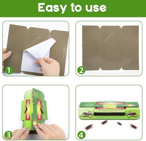 Vue 3 de Pieces Piege Cafard Produit