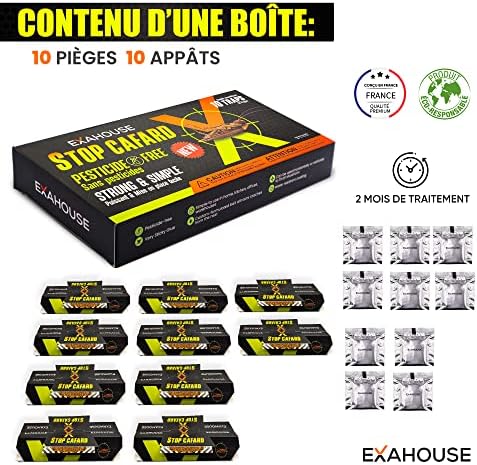 Vue 4 de Exahouse Pieges Anti Cafards