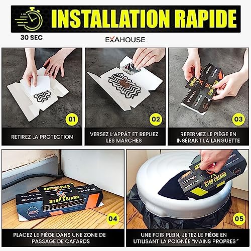 Vue 6 de Exahouse Pieges Anti Cafards