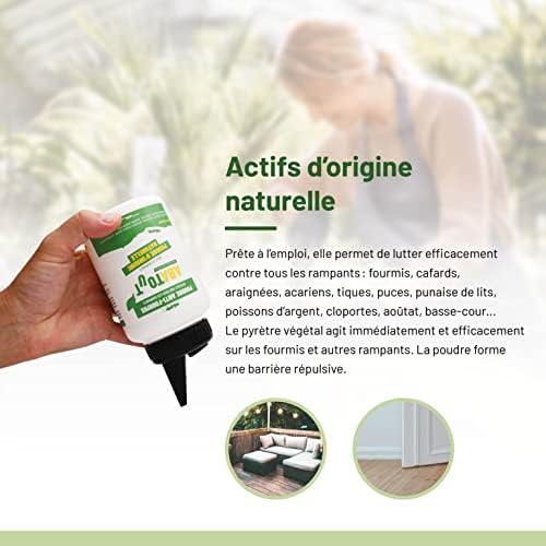 Vue 3 de Abatout Antifourmis Poudre Naturelle
