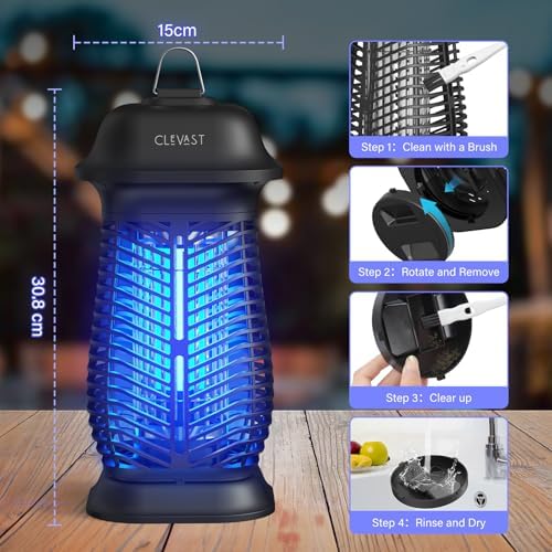 Vue 5 de Clevast Lampe Anti Moustique