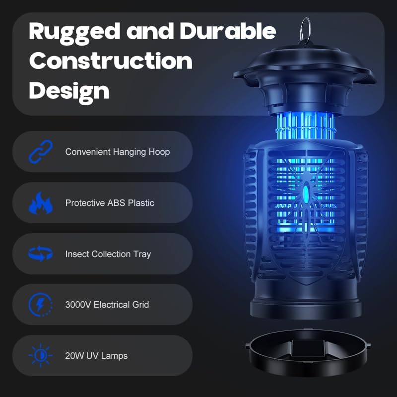 Vue 2 de Yeefon Lampe Anti Moustique