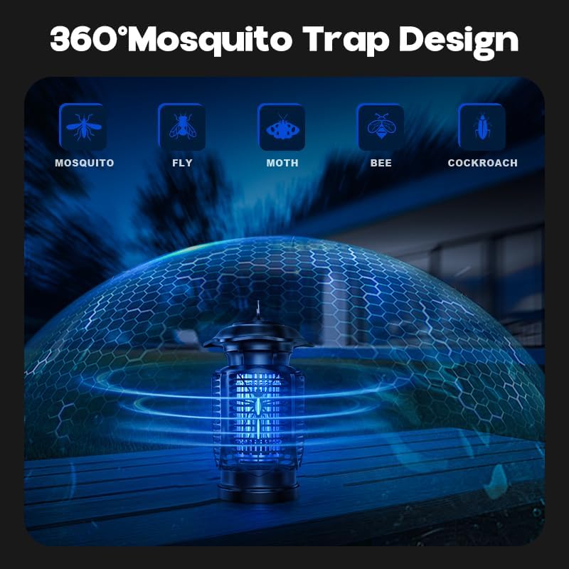 Vue 5 de Yeefon Lampe Anti Moustique