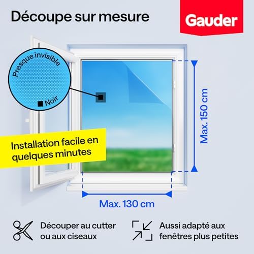 Vue 2 de Gauder Moustiquaire Pour Fenetre