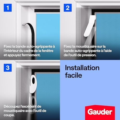 Vue 5 de Gauder Moustiquaire Pour Fenetre