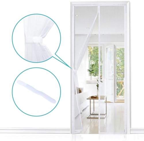 Vue 2 de Moustiquaire Magnetique Pour Porte
