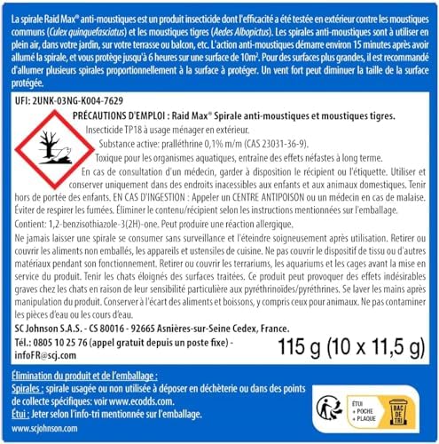 Vue 2 de Raid Max Spirales Antimoustiques