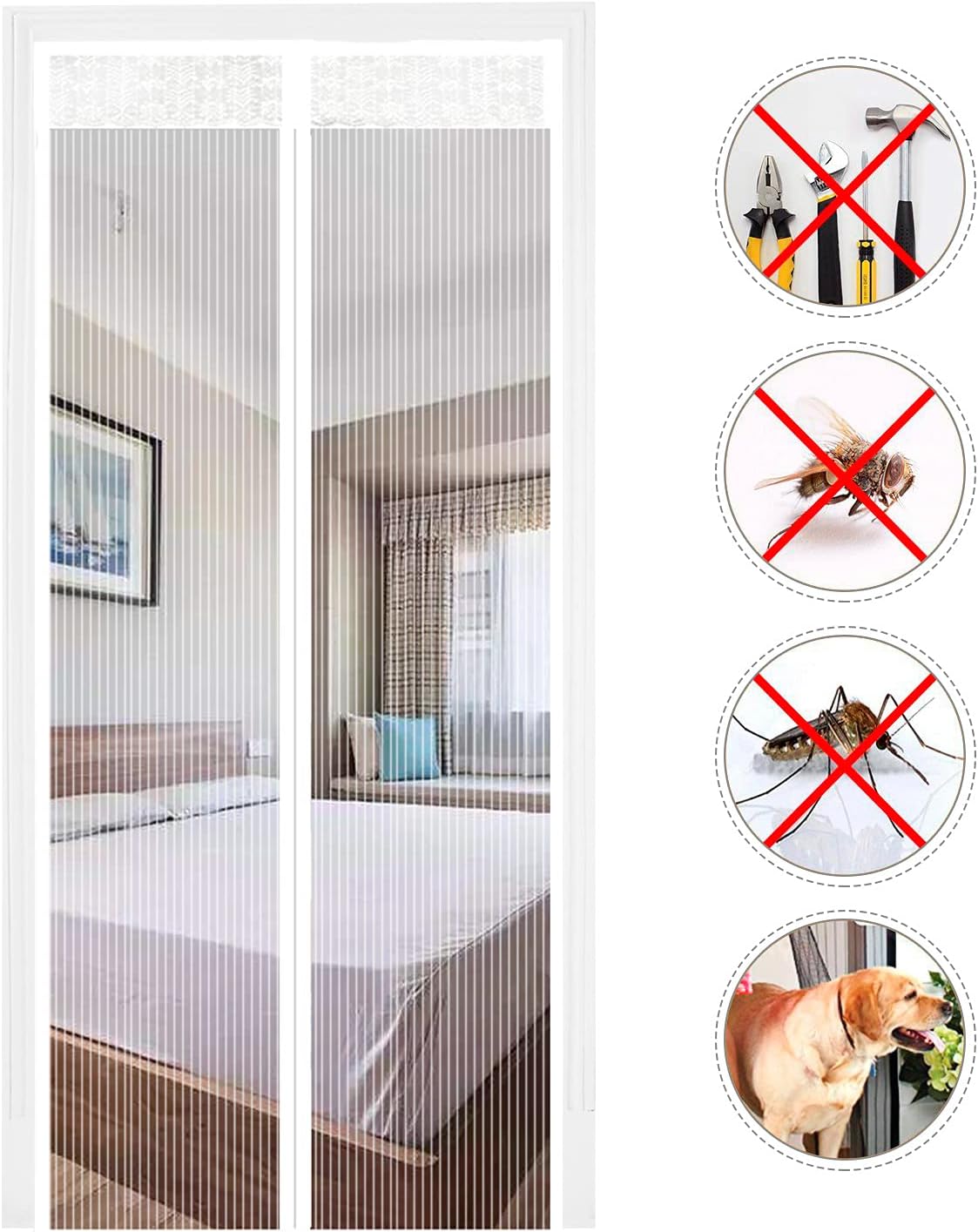 Extsud Moustiquaire De Porte