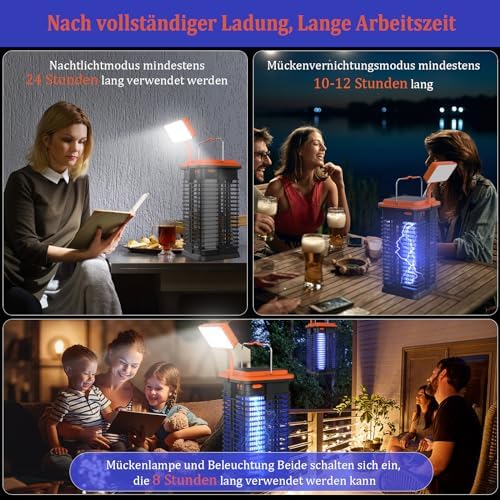 Vue 4 de Lampe Anti Moustique Solaire