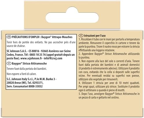 Vue 2 de Baygon Rubans Attrapemouches