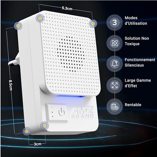 Vue 3 de Amz Brand Repulsif Ultrason