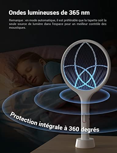 Vue 4 de Yissvic Raquette Electrique Insectes