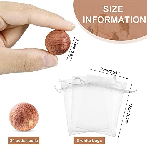 Vue 2 de Pieces Boules De Cedre