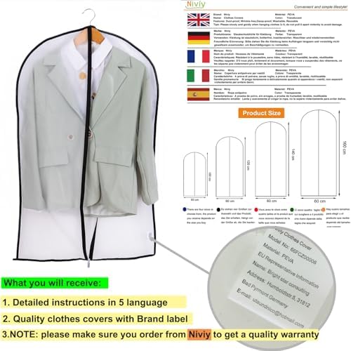 Vue 6 de Niviy Housses De Vetements