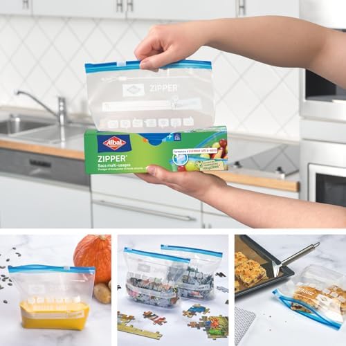 Vue 4 de Albal Sacs Multiusages Zipper