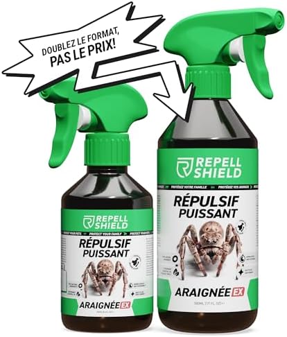 Vue 2 de Repellshield Spray Anti Araignees