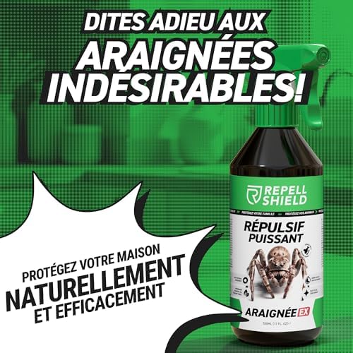 Vue 6 de Repellshield Spray Anti Araignees