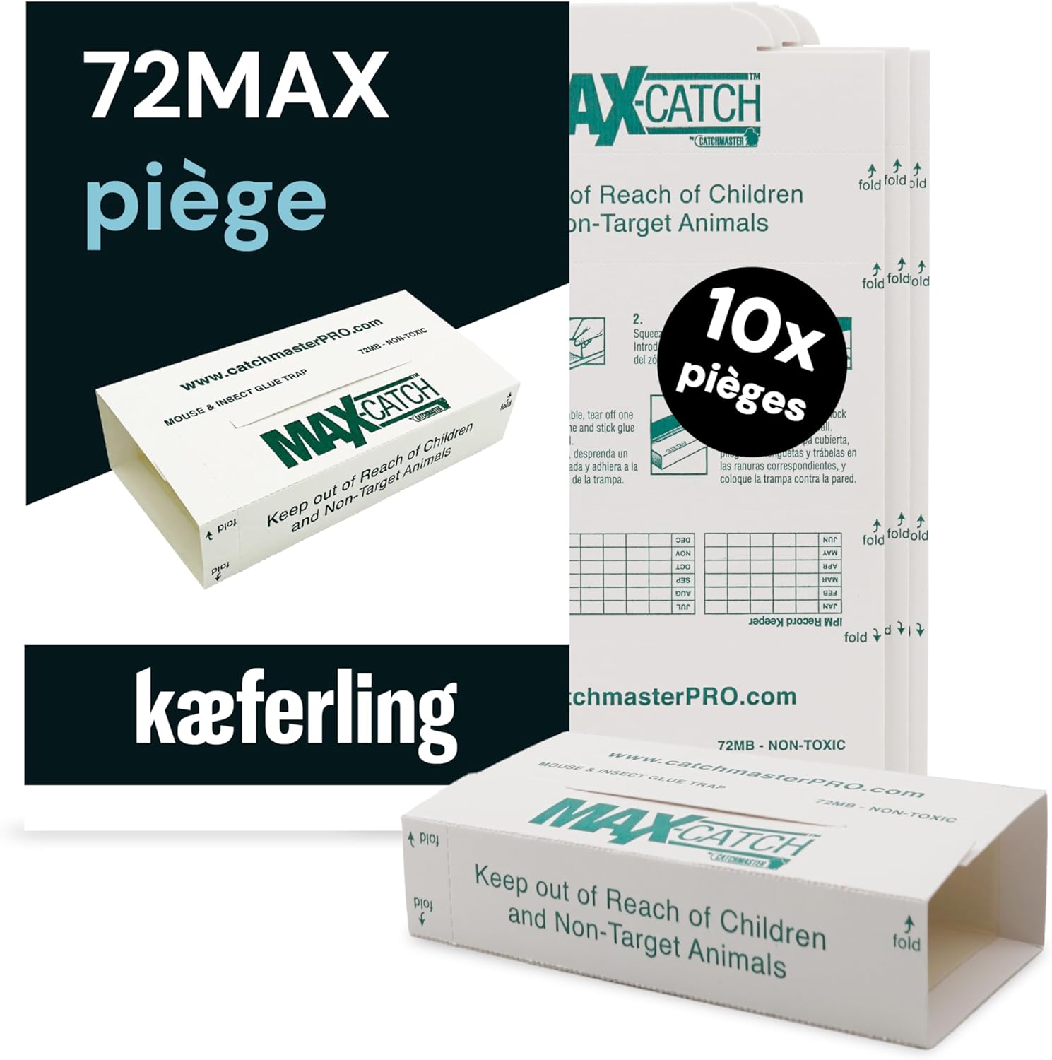 Catchmaster Max Plaque Collante