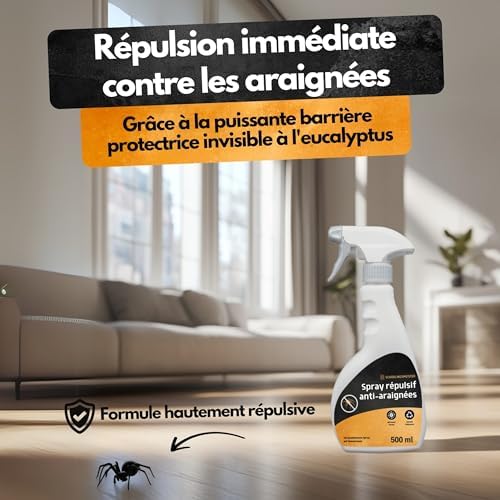 Vue 2 de Spray Repulsif Araignees Ml
