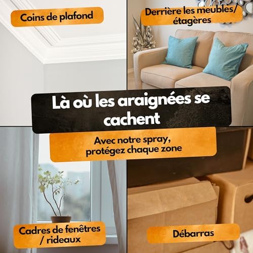 Vue 5 de Spray Repulsif Araignees Ml