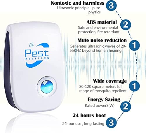 Vue 4 de Repulsif Ultrason Antirongeurs Insectes