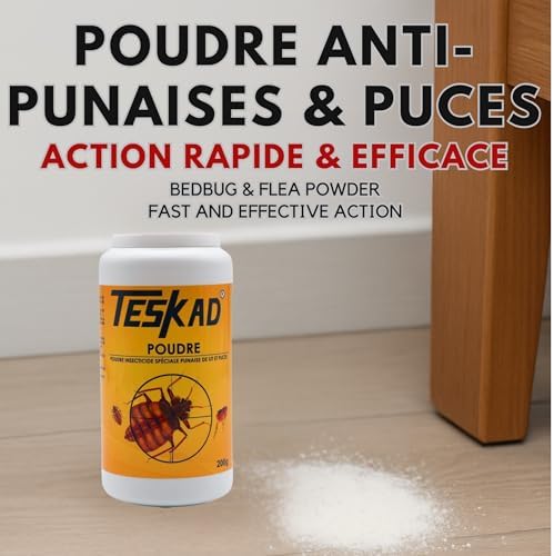 Vue 3 de Poudres Anti Punaises De