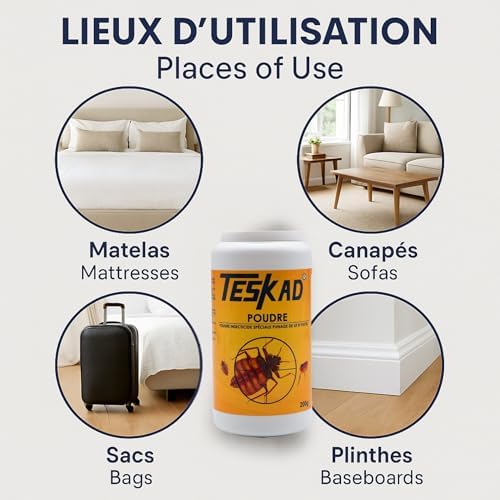 Vue 5 de Poudres Anti Punaises De