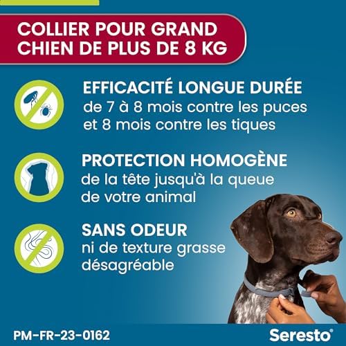 Vue 3 de Seresto Collier Grands Chiens