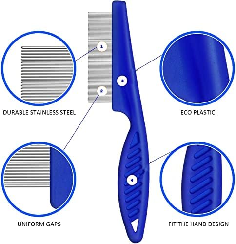 Vue 2 de Peignes Antipuces Peignes En