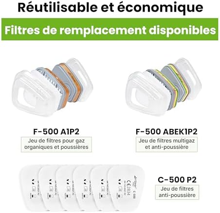 Vue 6 de Airgearpro Masque De