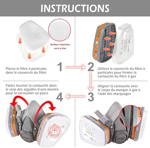 Vue 3 de Airgearpro Cartouches Charbon