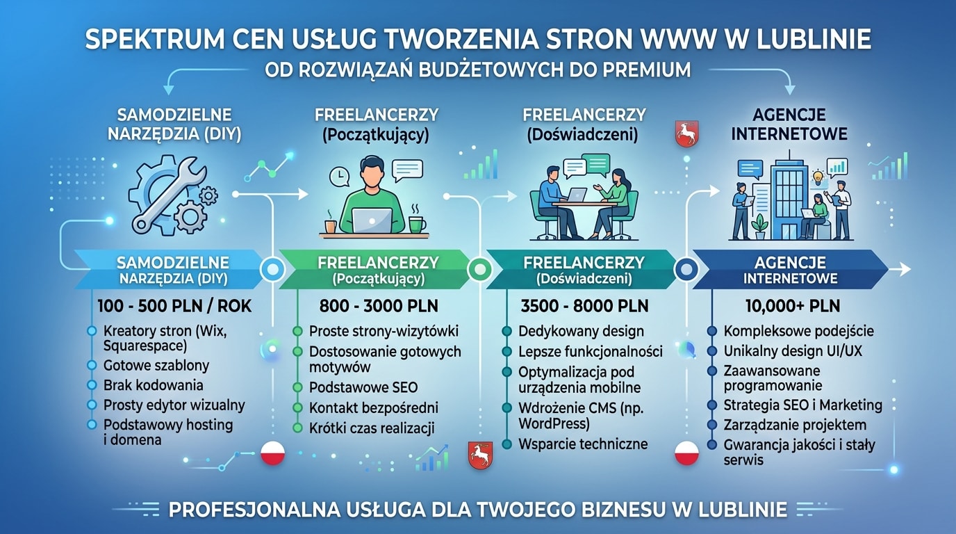 Rynek Stron Internetowych w Lublinie 2025: Analiza Cen i Opcji