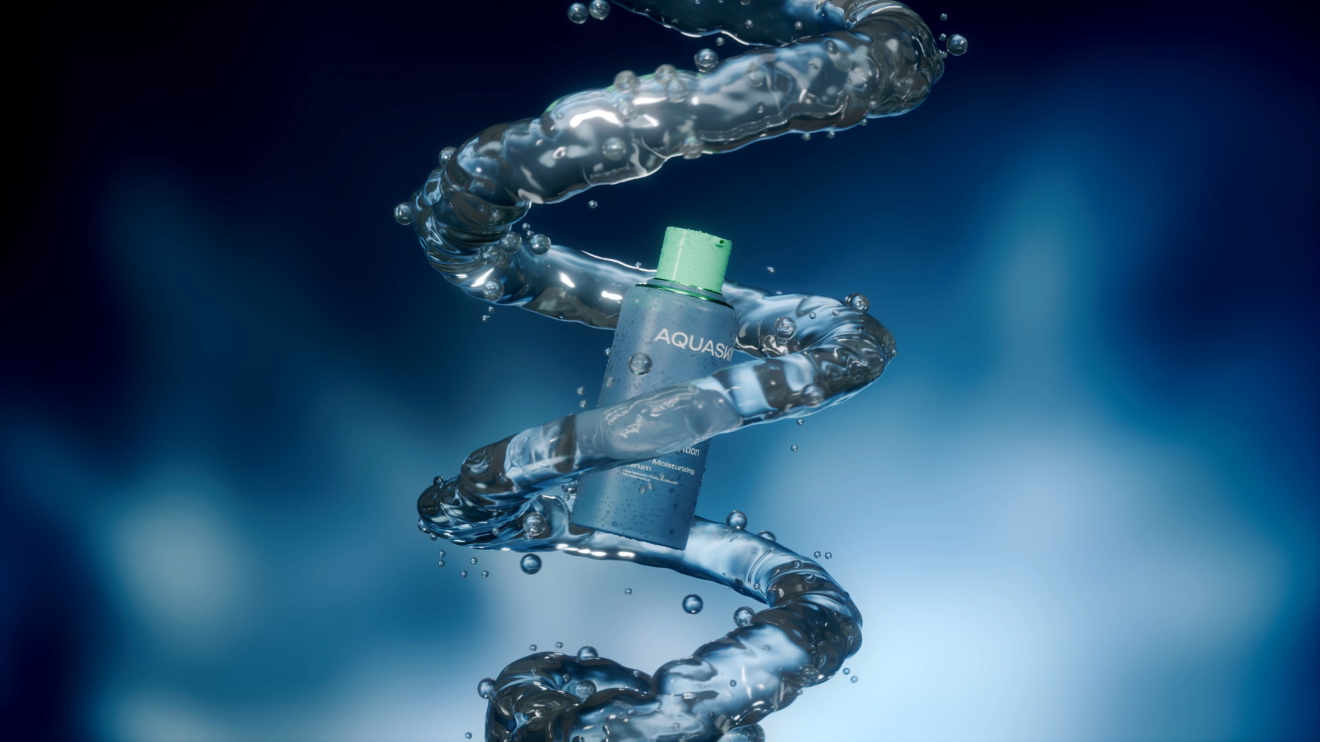 AQUASKIN — Hydra Solution — detail CGI still, Kyven Studio