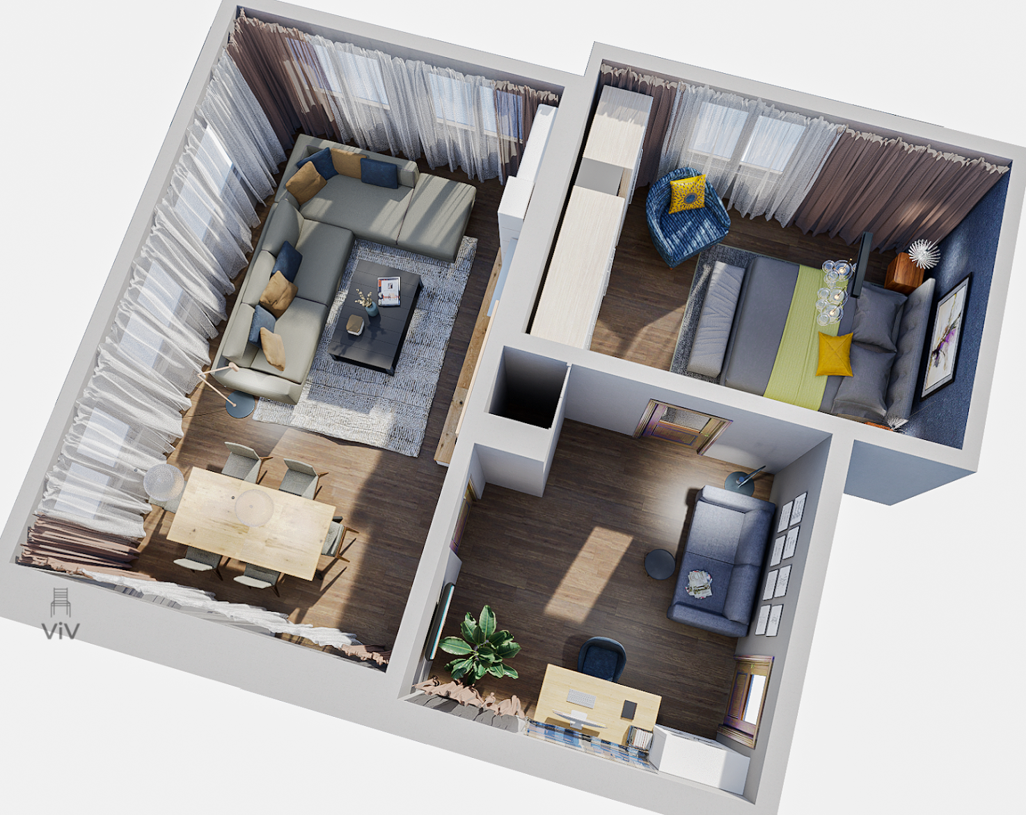 Plānojums īres apartamentiem