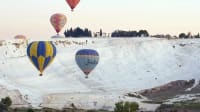 Воздушный шар над Памуккале — Панорама террас, руин и бирюзовых бассейнов - фотография 3 из 5