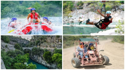 Тур по каньонам 6 в 1: багги, зиплайн, рафтинг и джип-сафари excursions