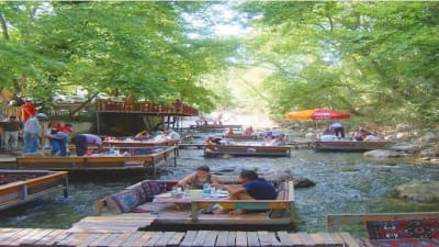 Рыбалка в Улупынаре — форель, обед и отдых у реки