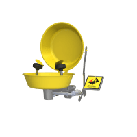 Nödduschar ögon och ansikte