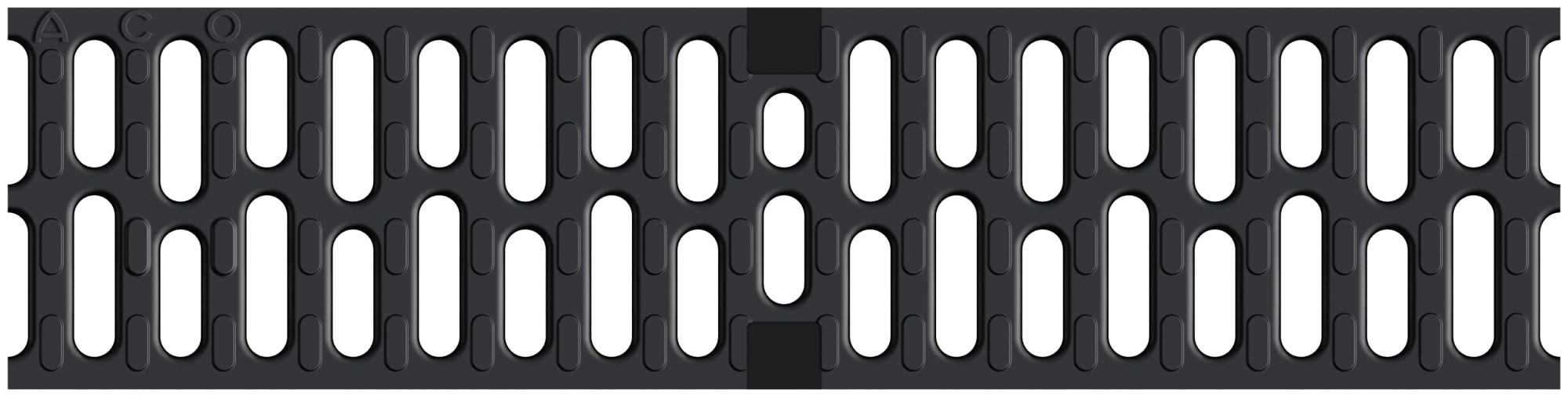 ACO Gjutjärns Slitsgaller V100/M100 12mm x 0,5m - Svart - RSK 2443348