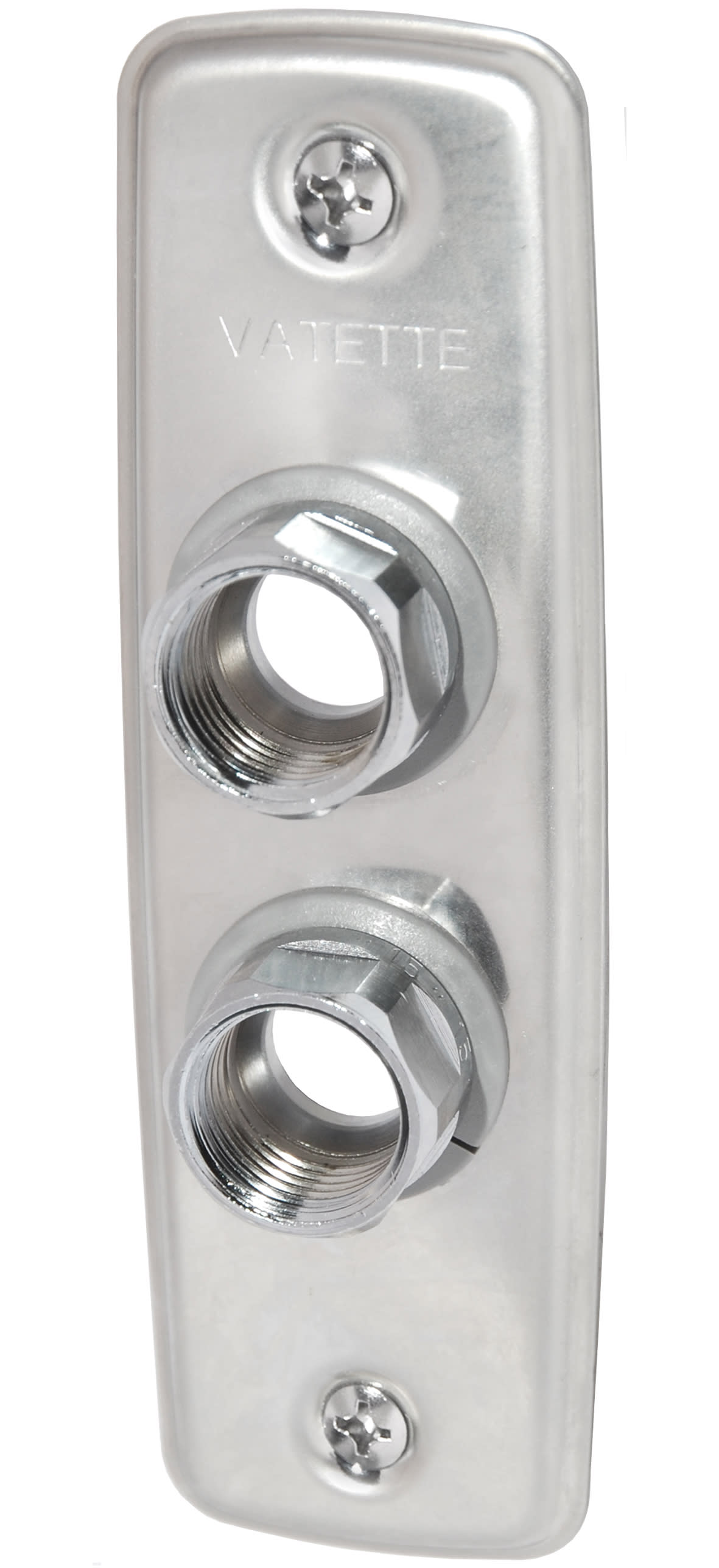 System Vatette Väggbricka 2xG15 Klämhylsa 16mm - Kromad - RSK 8550645